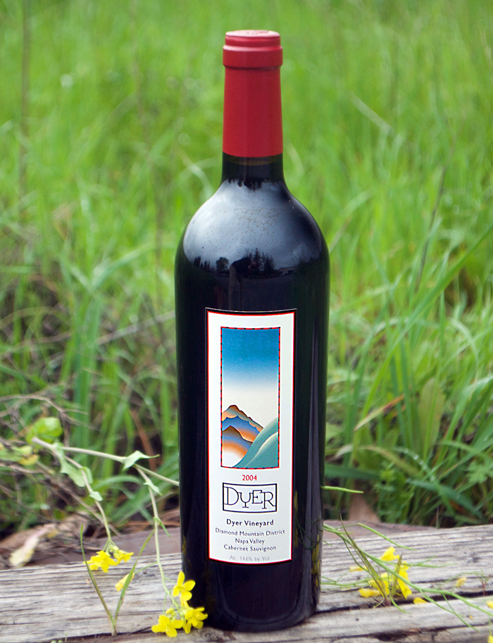 Dyer 2004 Diamond Mountain District Estate Cabernet Sauvignon 750ml Wine Bottle