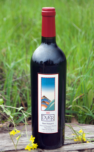 Dyer 2004 Diamond Mountain District Estate Cabernet Sauvignon 750ml Wine Bottle