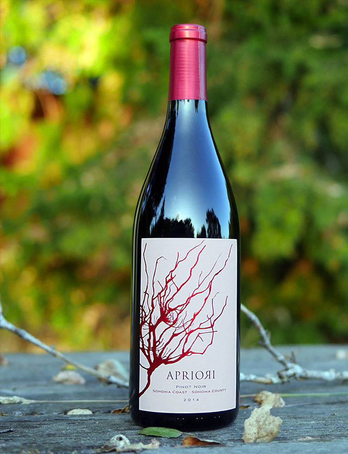 Apriori Cellar 2014 Sonoma Coast Pinot Noir 750ml Wine Bottle