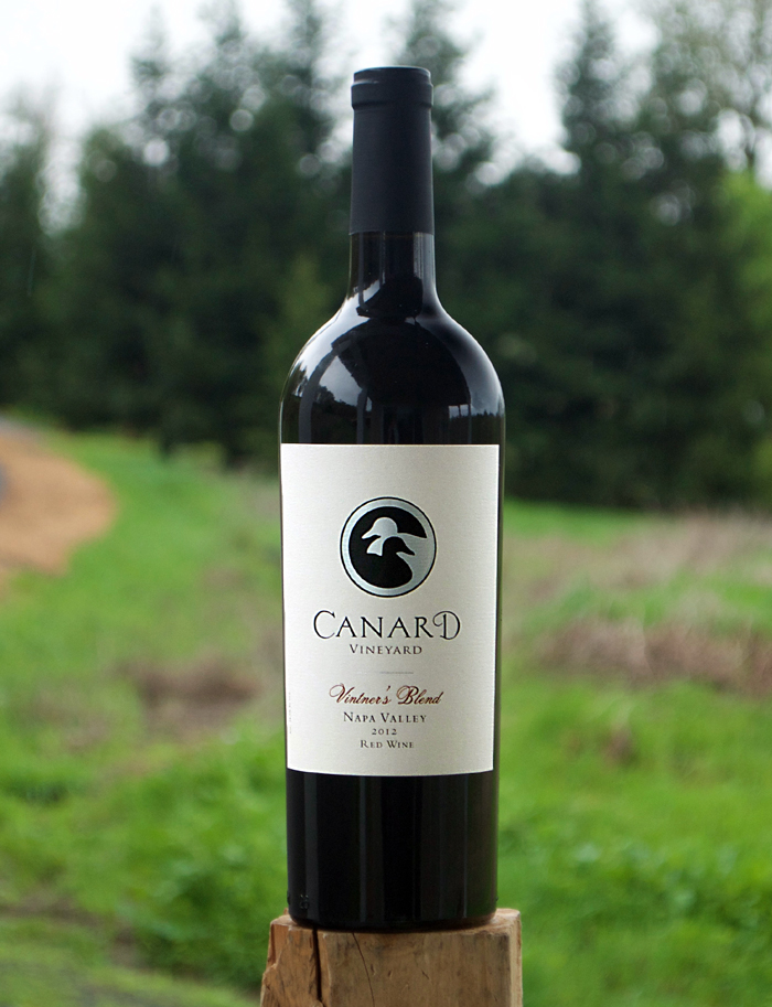 Canard Vineyard 2012 Vintner's Blend Napa Valley Red Wine 750ml Wine Bottle