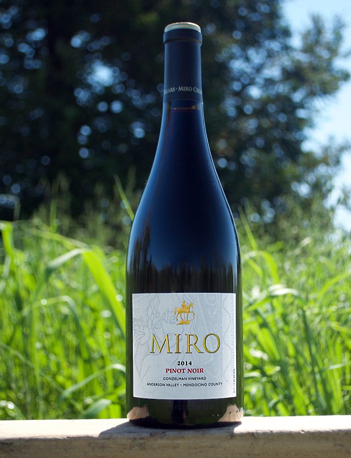 Miro Cellars 2014 Conzelman Vineyard Anderson Valley Pinot Noir 750ml Wine Bottle