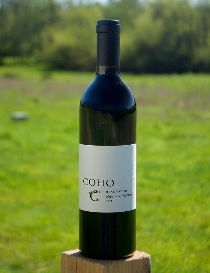 COHO 2012 Headwaters Napa Valley Red Wine 750ml Wine Bottle