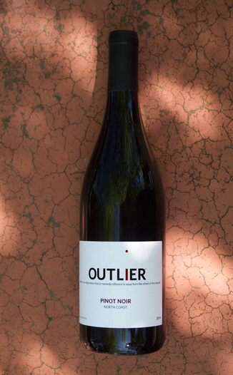 Outlier 2014 North Coast Pinot Noir 750ml Wine Bottle