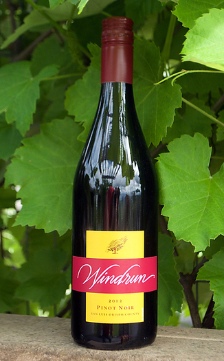 Windrun 2012 San Luis Obispo Pinot Noir 750ml Wine Bottle