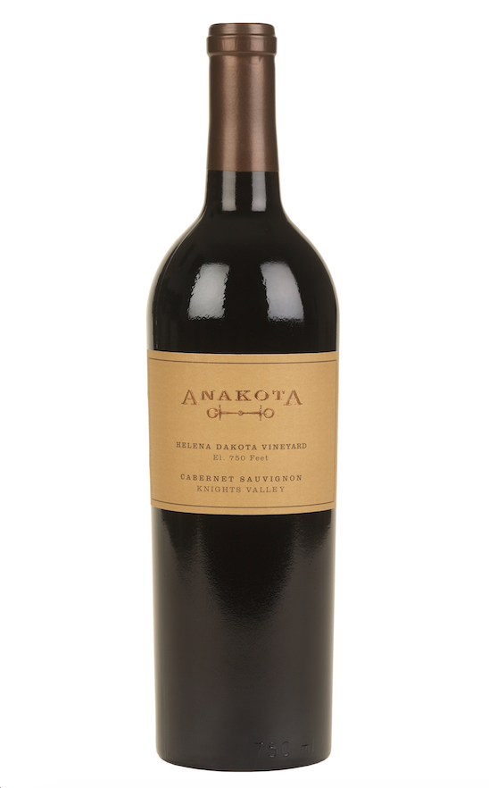 Anakota 2012 Helena Dakota Vineyard Knights Valley Cabernet Sauvignon 750ml Wine Bottle