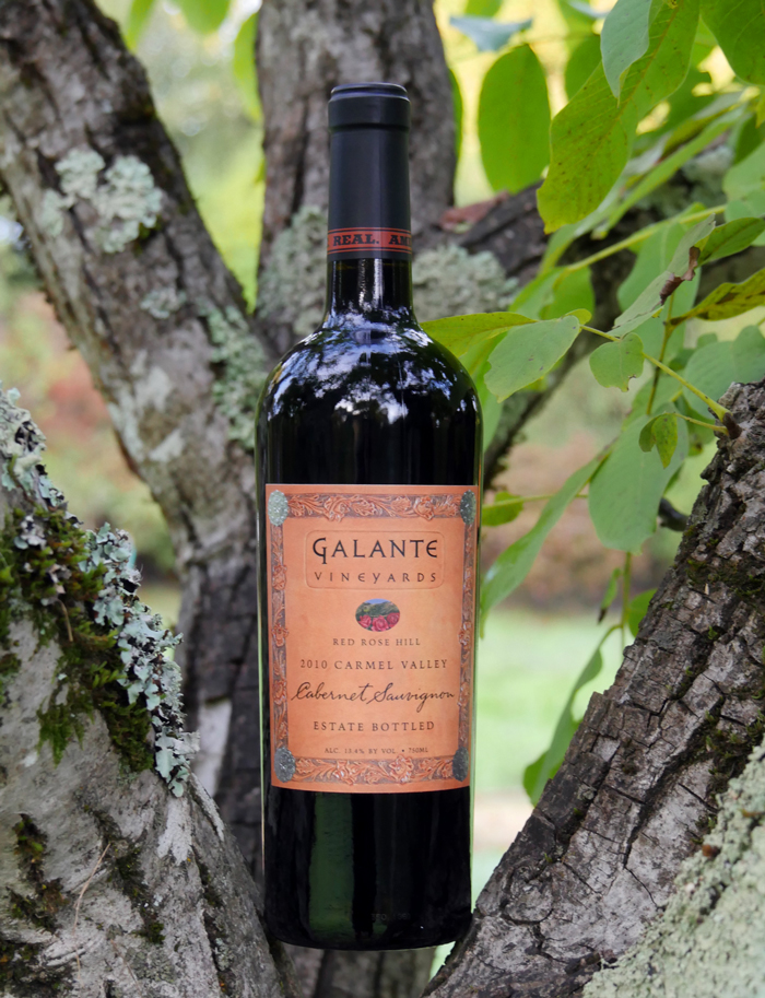 Galante Vineyards 2010 Red Rose Hill Cabernet Sauvignon 750ml Wine Bottle