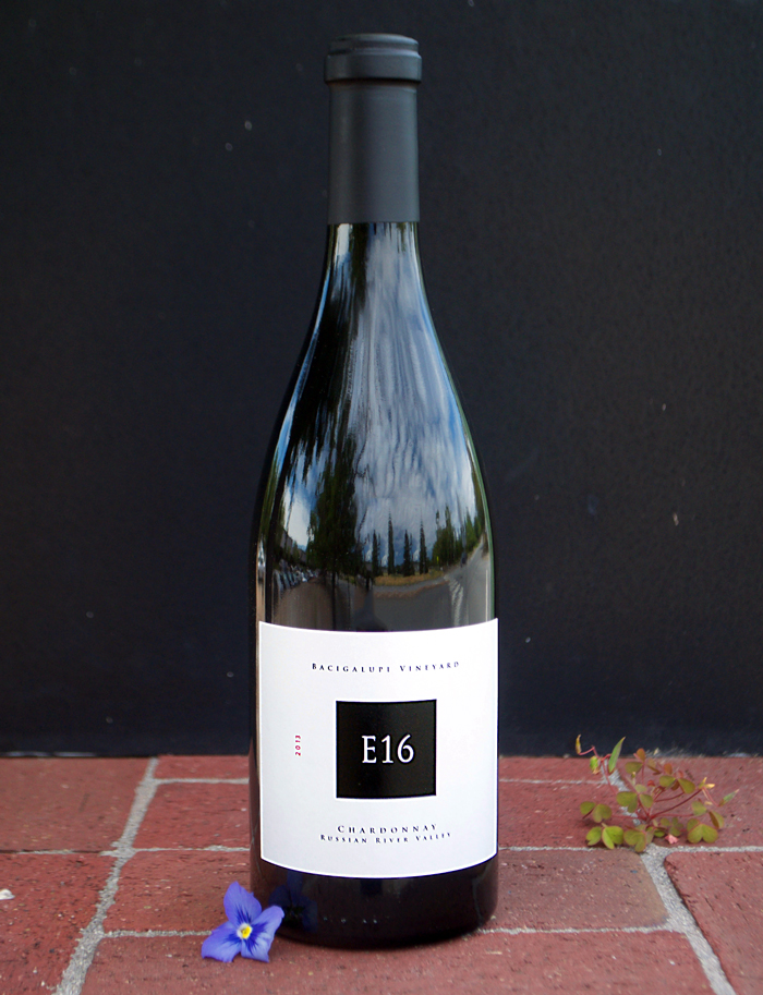 E16 Wine Co. 2013 Bacigalupi Vineyard Russian River Valley Chardonnay 750ml Wine Bottle