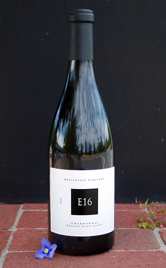 E16 Wine Co. 2013 Bacigalupi Vineyard Russian River Valley Chardonnay 750ml Wine Bottle