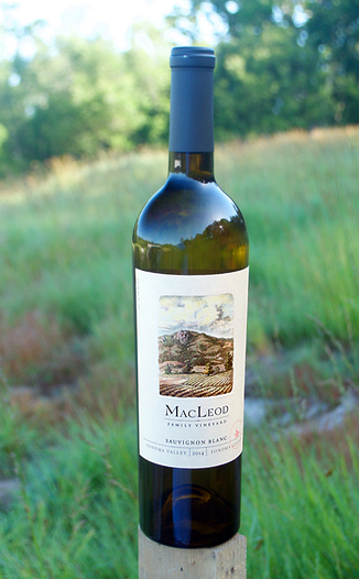 MacLeod Family Vineyard 2014 Sauvignon Blanc 750ml Wine Bottle
