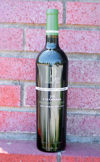 Phipps Family Cellars 2011 Treborce Vineyard Zinfandel 750ml Wine Bottle