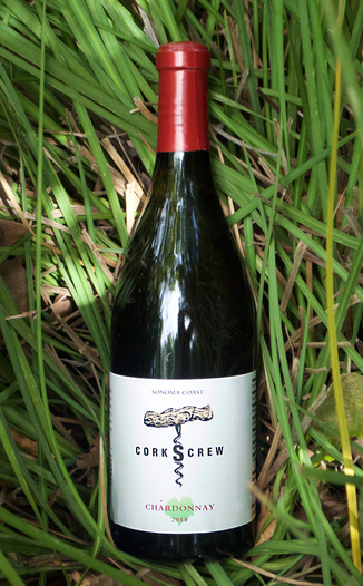 Corkscrew Wines 2014 Single Vineyard Sonoma Coast Chardonnay 750ml Wine Bottle