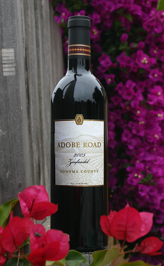 Adobe Road 2005 Zinfandel 750ml Wine Bottle