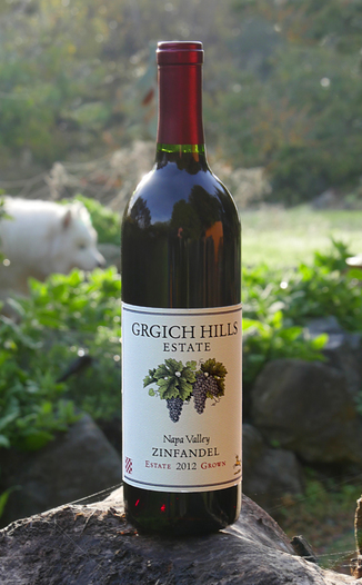 Grgich Hills Estate 2012 Napa Valley Estate Grown Zinfandel 750ml Wine Bottle