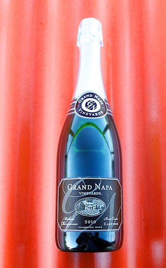 Grand Napa 2010 Carneros Brut Cuvee 750ml Wine Bottle