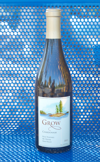 Grow Wines 2013 Ruhl Vineyard, Mt. Veeder Chardonnay 750ml Wine Bottle