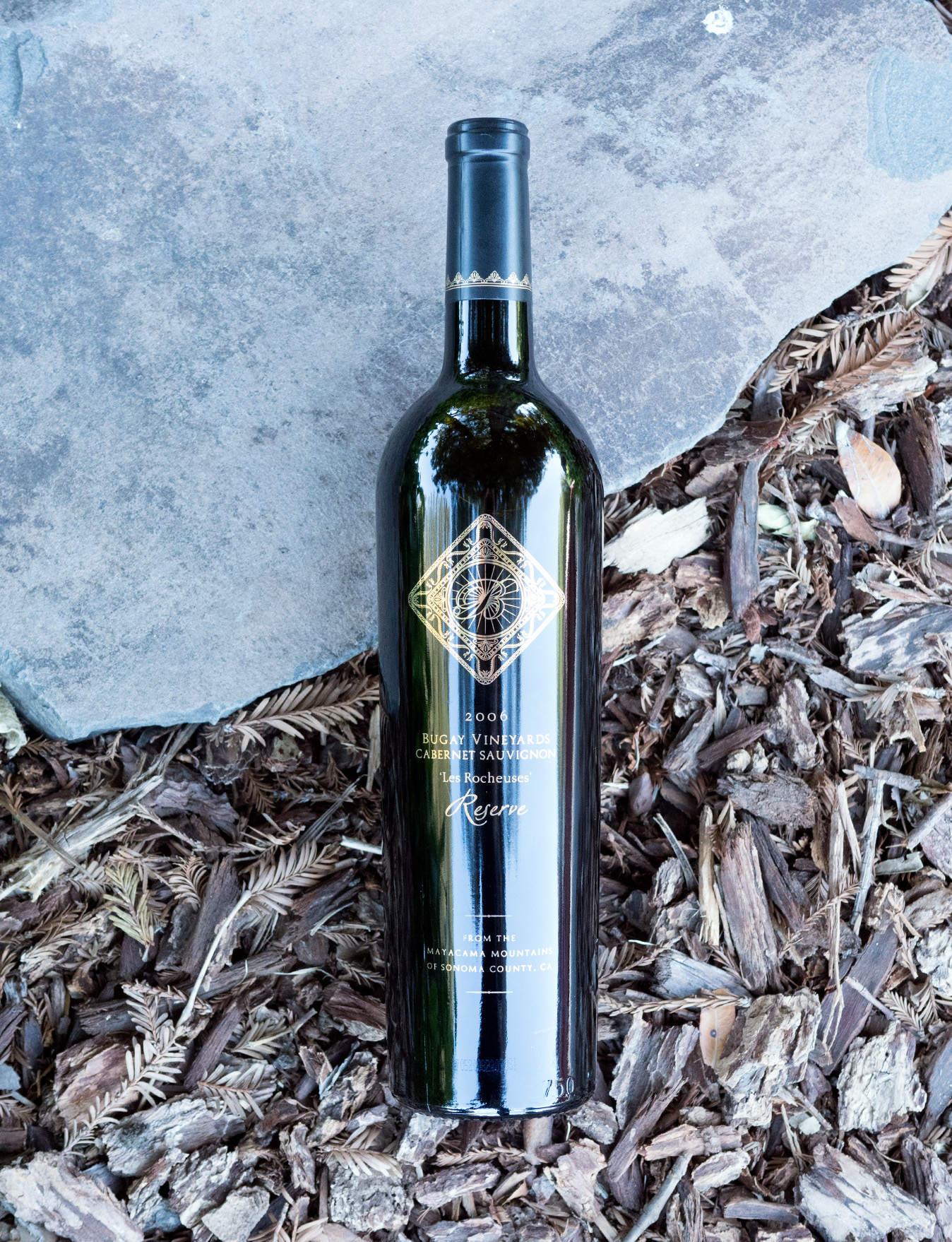 Bugay Vineyards 2006 Les Rocheuses Reserve Cabernet Sauvignon 750ml Wine Bottle