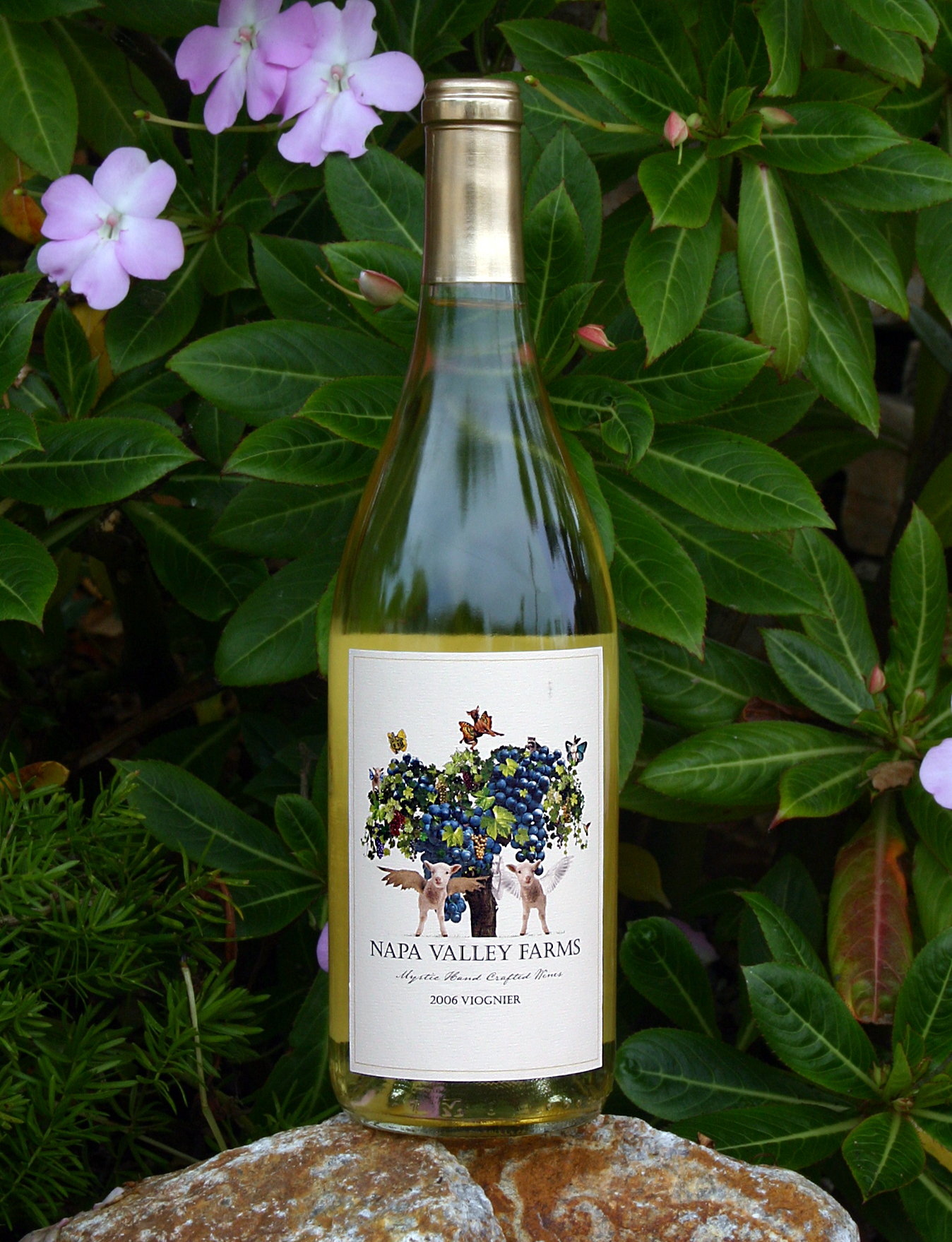 Napa Valley Farms 2006 Napa Valley Viognier 750ml Wine Bottle