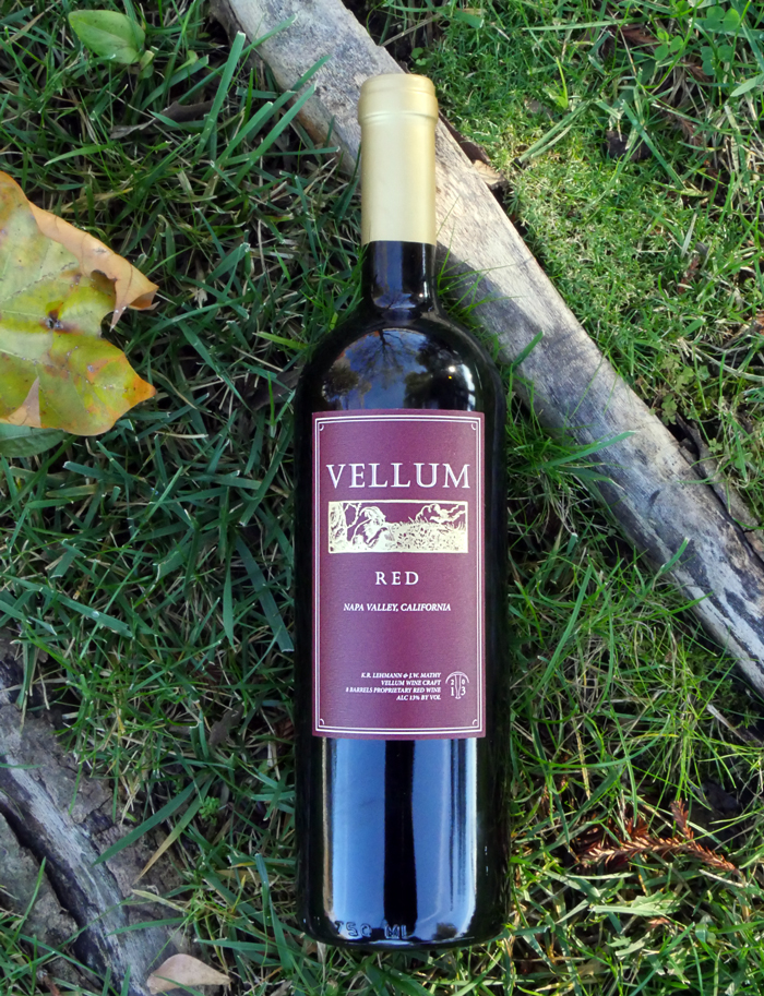 Vellum Wine Craft 2013 'Red' Proprietary Red Wine 750ml Wine Bottle