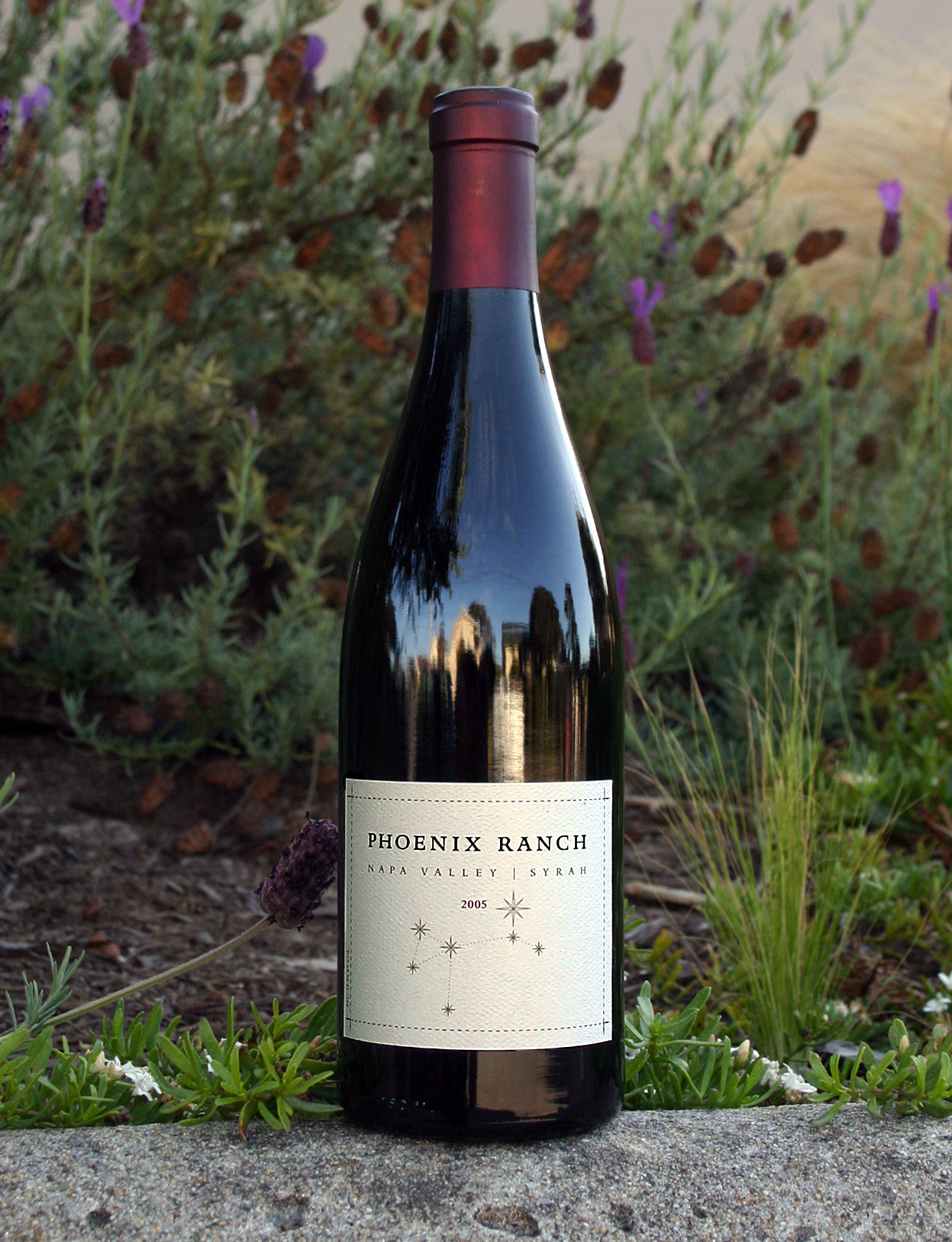 Phoenix Ranch Wines 2005 Napa Valley Syrah 750ml Wine Bottle