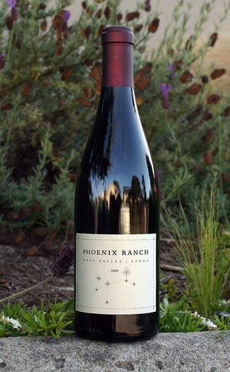Phoenix Ranch Wines 2005 Napa Valley Syrah 750ml Wine Bottle