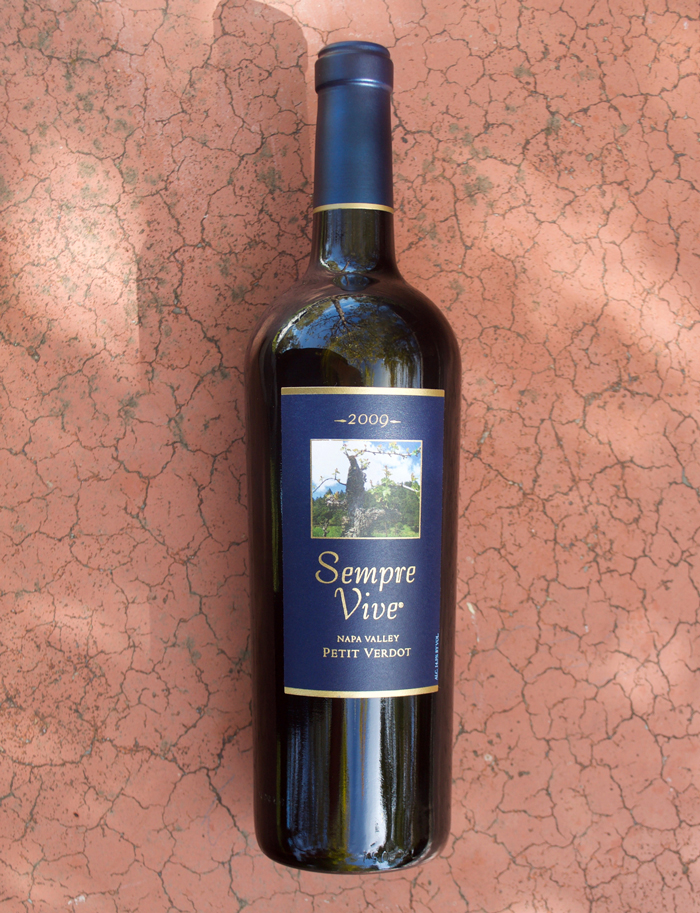 Romeo Vineyards 2009 Sempre Vive Petit Verdot 750ml Wine Bottle