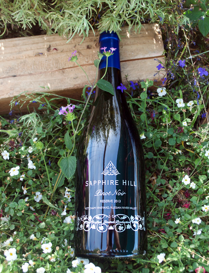 Sapphire Hill 2013 Russian River Reserve Pinot Noir 750ml Wine Bottle