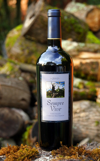 Romeo Vineyards 2013 Sempre Vive Napa Valley Cabernet Sauvignon 750ml Wine Bottle