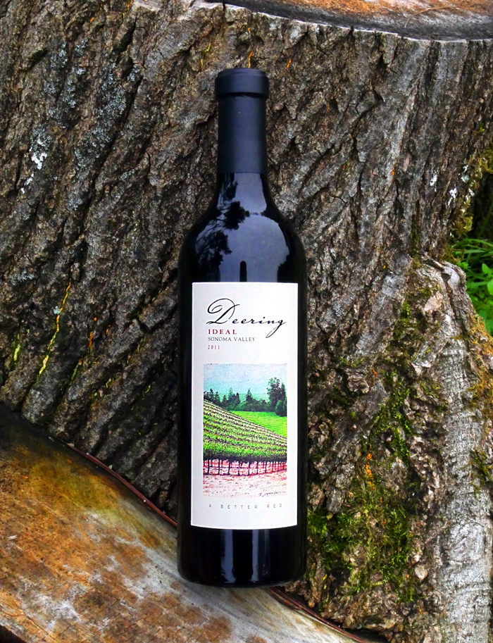 Deering Wine 2011 Sonoma Valley Ideal 750ml Wine Bottle