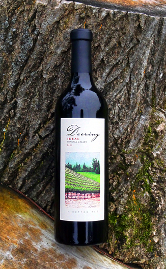 Deering Wine 2011 Sonoma Valley Ideal 750ml Wine Bottle