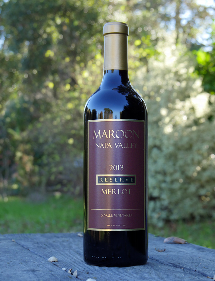 Maroon 2013 Single-Vineyard Reserve Merlot 750ml Wine Bottle