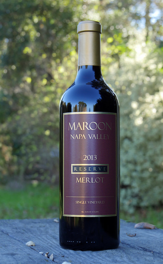 Maroon 2013 Single-Vineyard Reserve Merlot 750ml Wine Bottle