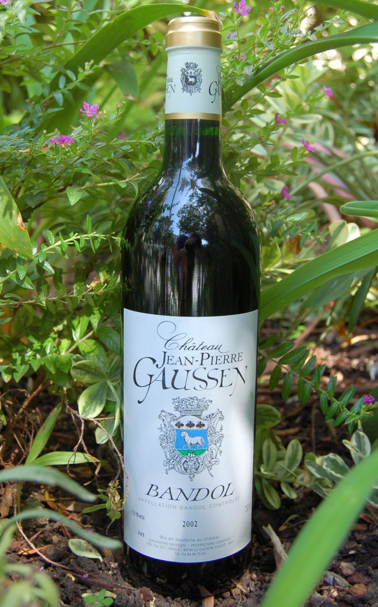 Chateau Jean-Pierre Gaussen 2002 Bandol Rouge 750ml Wine Bottle