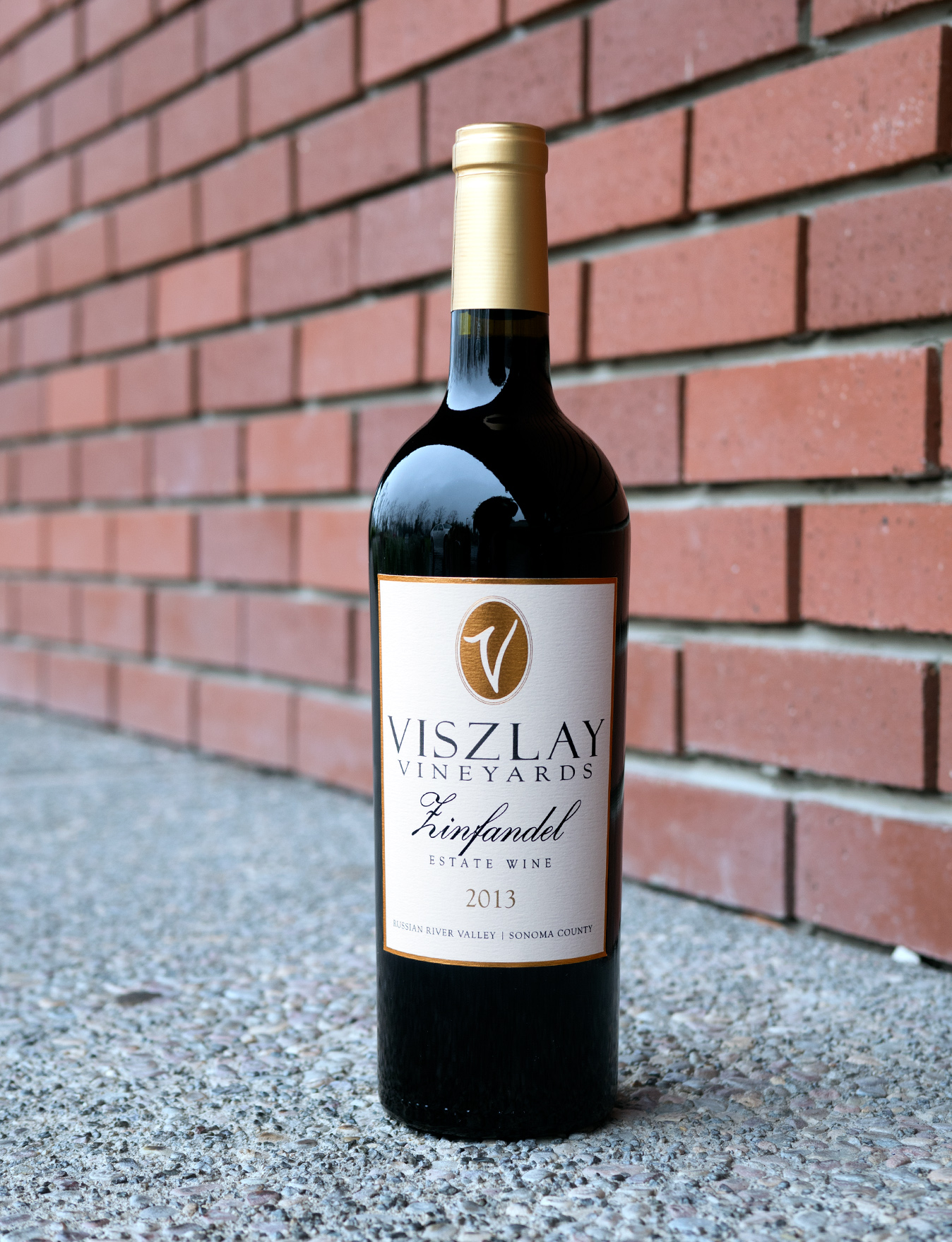 Viszlay Vineyards 2013 Russian River Valley Estate Zinfandel 750ml Wine Bottle