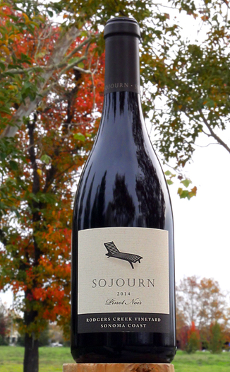 Sojourn Cellars 2014 Rodgers Creek Vineyard Sonoma Coast Pinot Noir 750ml Wine Bottle