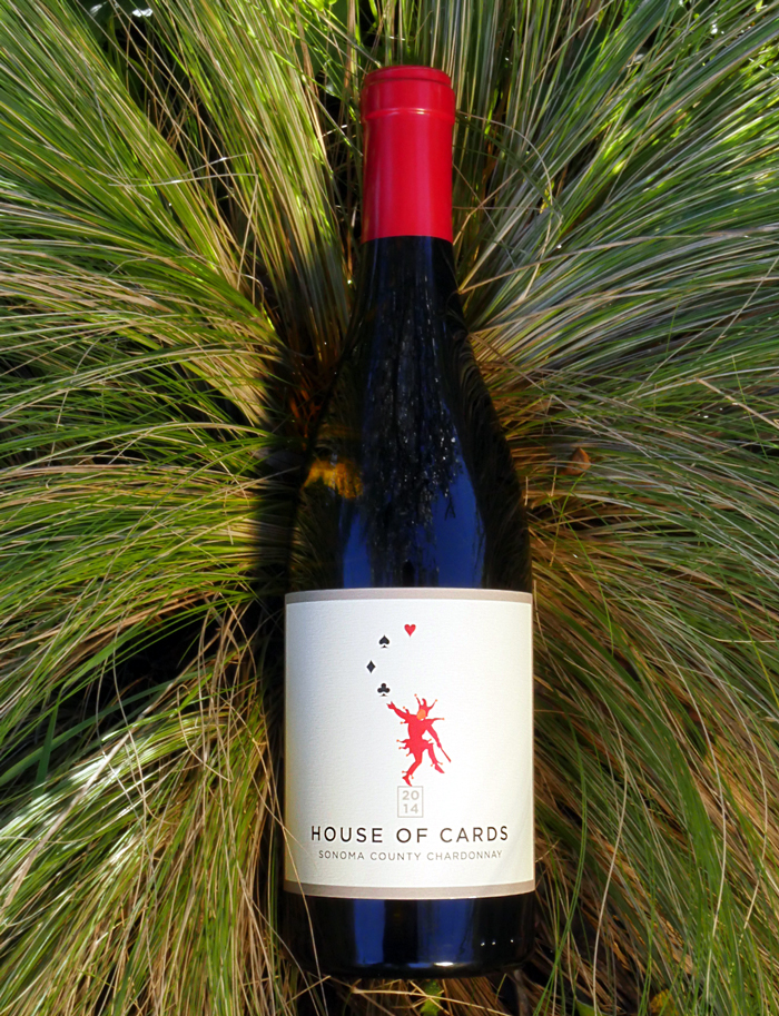 House of Cards 2014 House of Cards Sonoma County Chardonnay 750ml Wine Bottle