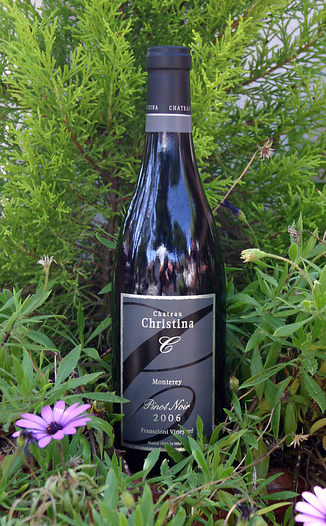 Joyce Vineyards Winery 2006 Chateau Christina Monterey Pinot Noir 750ml Wine Bottle