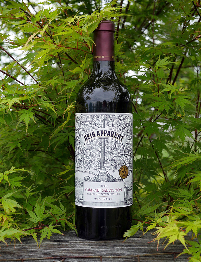 Heir Apparent 2014 Spring Mountain District Napa Valley Cabernet Sauvignon 750ml Wine Bottle