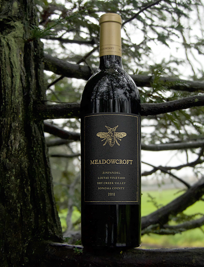 Meadowcroft Wines 2013 Louvau Vineyard Dry Creek Valley Zinfandel 750ml Wine Bottle