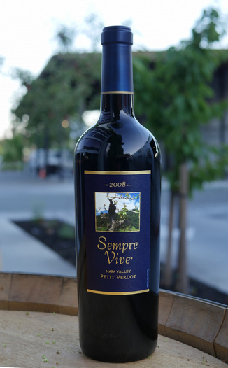 Romeo Vineyards 2008 Sempre Vive Napa Valley Petit Verdot 750ml Wine Bottle