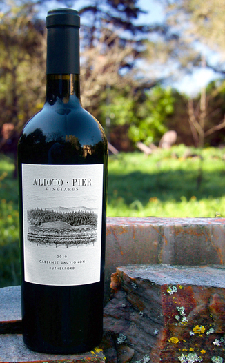 Alioto Pier Vineyards 2010 Rutherford Cabernet Sauvignon 750ml Wine Bottle