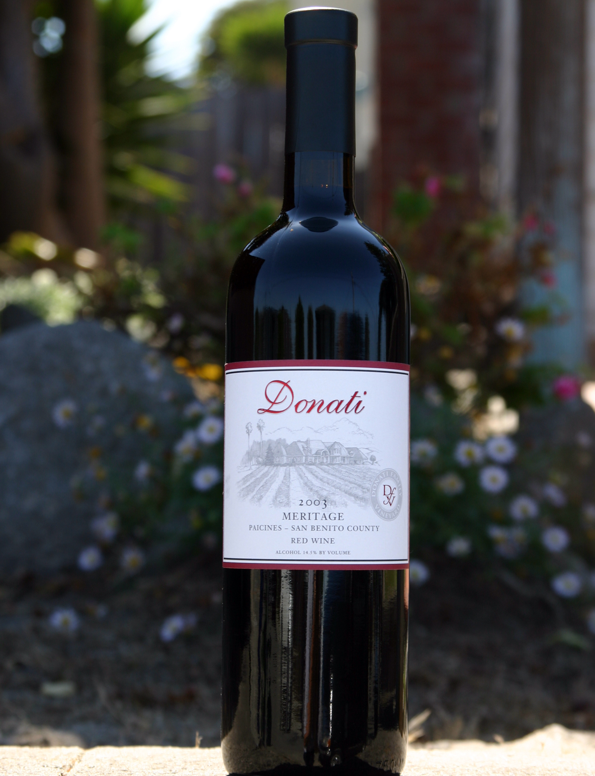 Donati Family Vineyard 2003 Meritage 750ml Wine Bottle