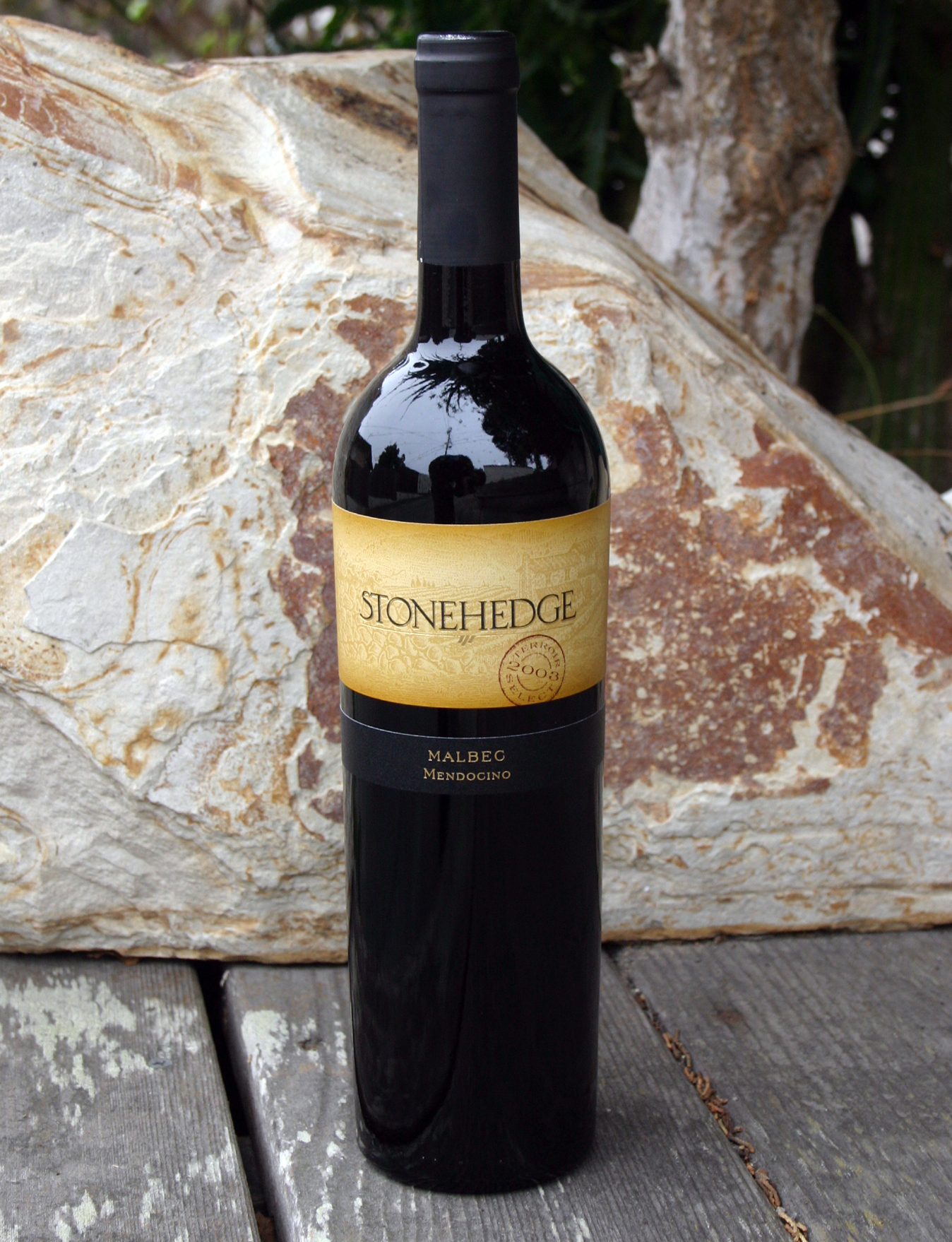 Stonehedge Winery 2003 "Terroir Select" Malbec 750ml Wine Bottle