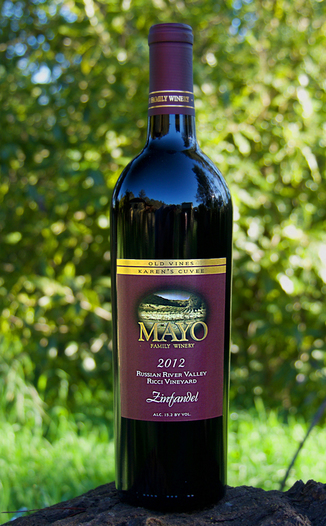 Mayo Family Winery 2012 Ricci Vineyard Russian River Valley Zinfandel 750ml Wine Bottle