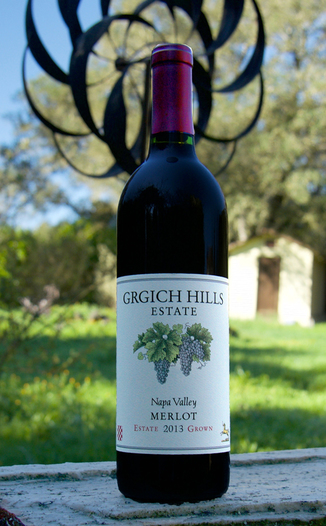Grgich Hills Estate 2013 Estate Grown Napa Valley Merlot 750ml Wine Bottle
