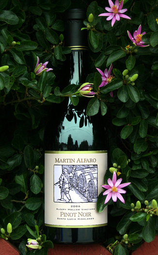 Martin Alfaro Wines 2006 Sleepy Hollow Pinot Noir 750ml Wine Bottle