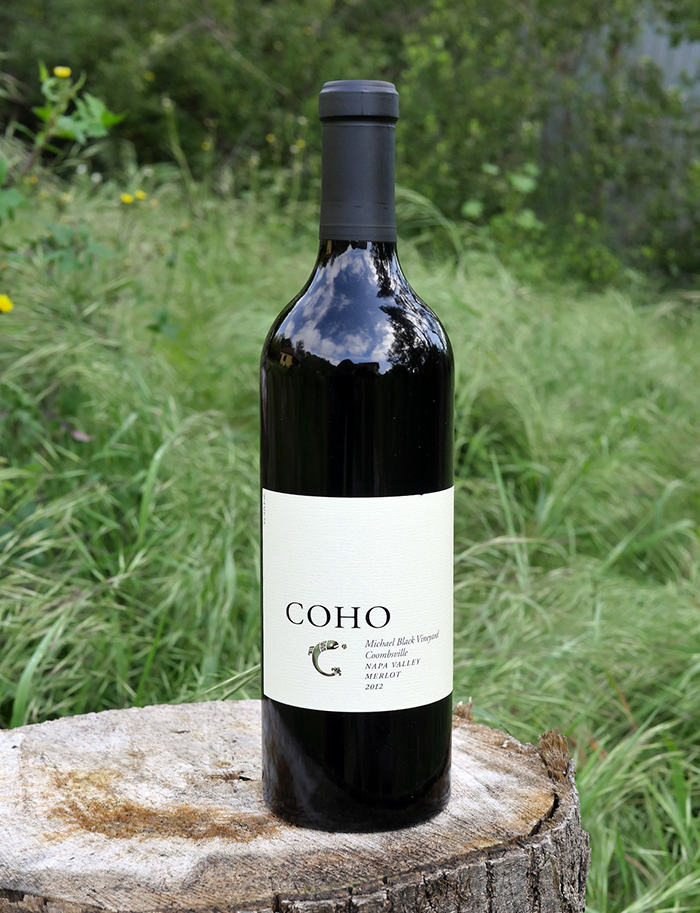 COHO 2012 Coombsville Napa Valley Merlot 750ml Wine Bottle
