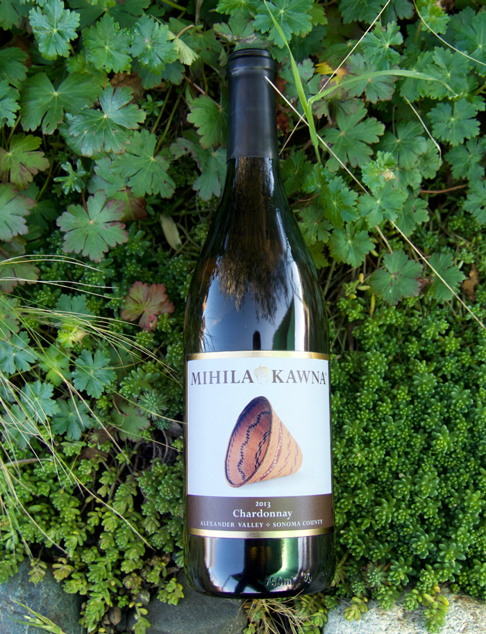 Mihila Kawna 2013 Alexander Valley Chardonnay 750ml Wine Bottle
