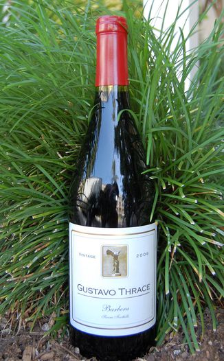Gustavo Thrace 2006 Sierra Foothills Barbera 750ml Wine Bottle