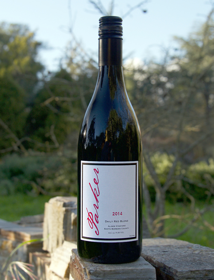 Parker Wine 2014 Alisos Vineyard Santa Barbara "Daily" Red Blend 750ml Wine Bottle