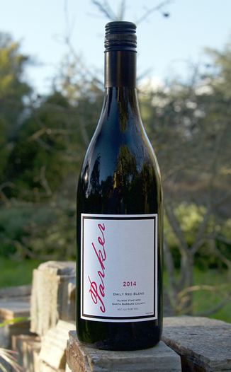 Parker Wine 2014 Alisos Vineyard Santa Barbara "Daily" Red Blend 750ml Wine Bottle